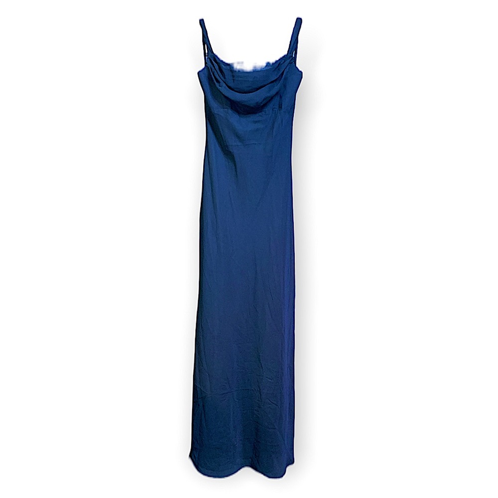 EUC Aspeed Brand Vintage Maxi Prom / Cocktail / Evening Gown Dress Size L - Picture 2 of 4